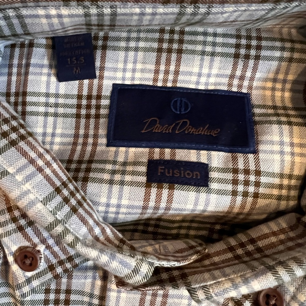 David Donahue Mens Fusion Button Up - image 2
